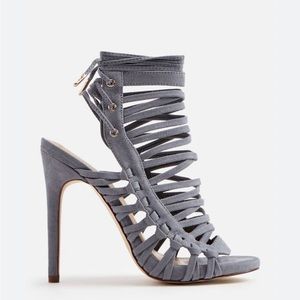 Andreja Heeled Sandal in Slate
